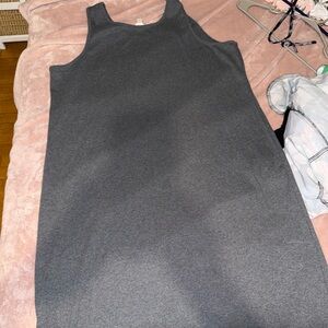 Gray Sleeveless Dress